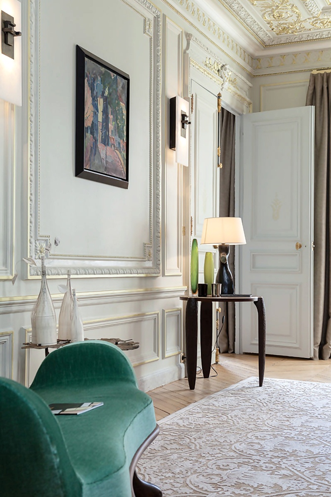 George V Apartment, Paris by Gérard Faivre - Tempo da Delicadeza 