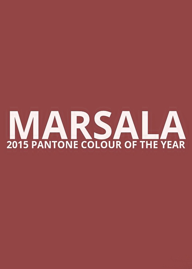 Marsala colour of 2015 | Tempo da Delicadeza